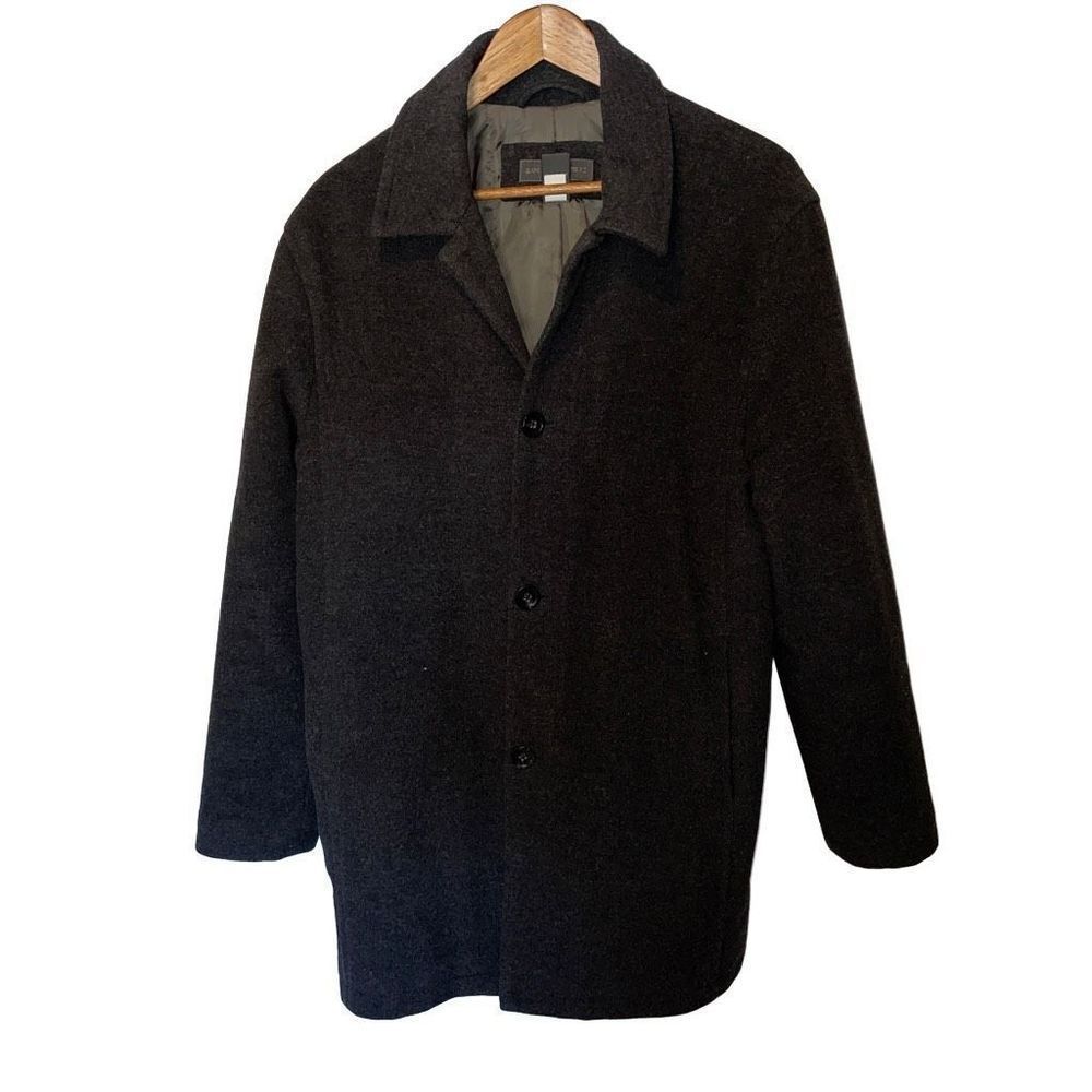 Banana Republic gray wool blend coat Size M